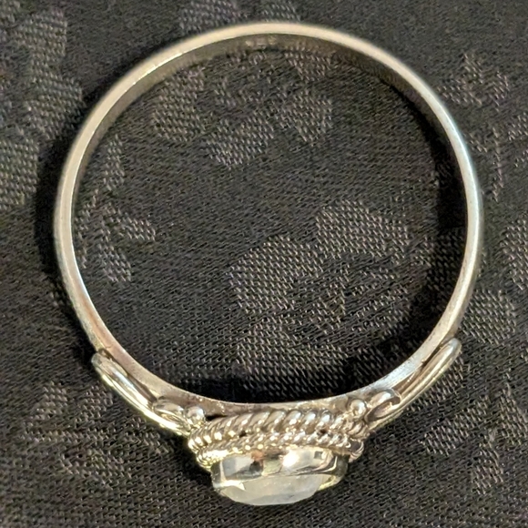 🆕 Artisan Rainbow Moonstone Ring Solid Sterling Silver Ring Size 11 - Picture 7 of 13